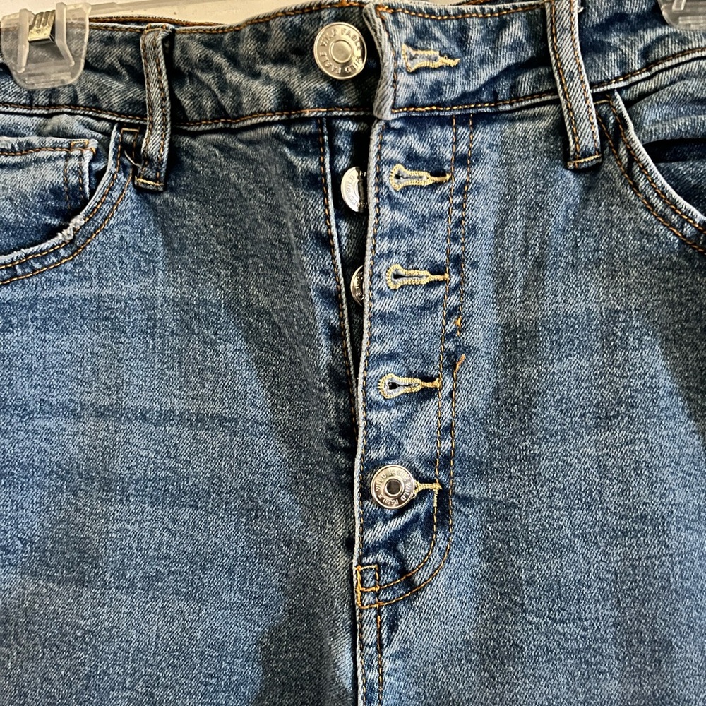 Wild Fable button up extreme flare denim